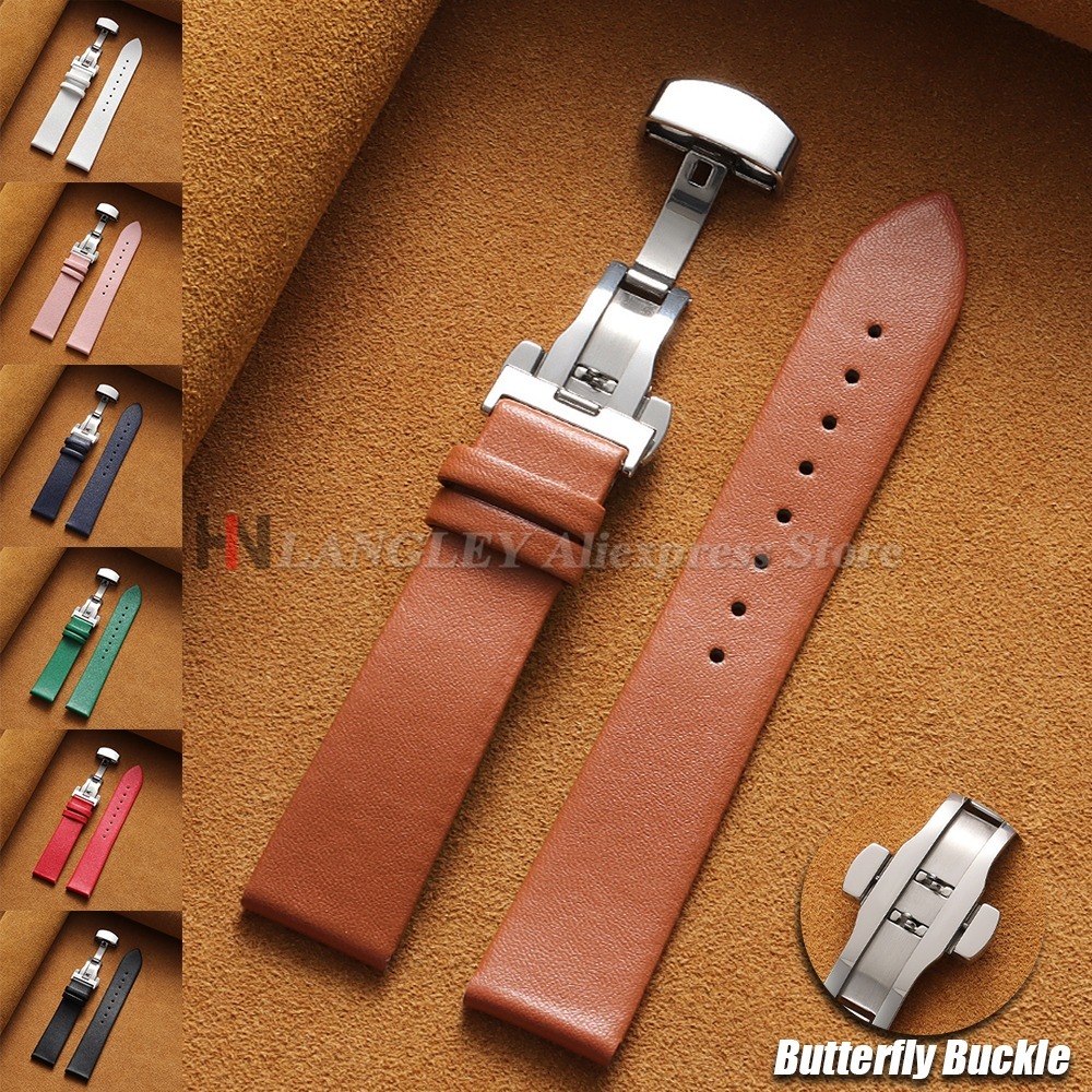 Suede Strap Watch - 12/14/16/18/19/20/21/22mm Dana Derisi saat kayışı Ultra-ince