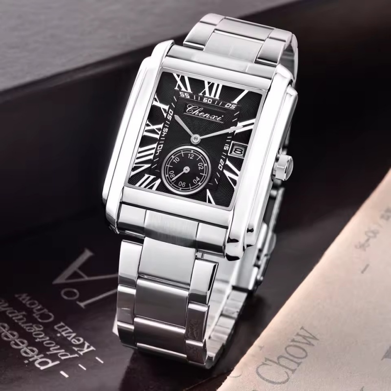 CHENXI 8216 Kuvars Saatler Mod - Cartier Watch Tank incelemesi ve fiyatı