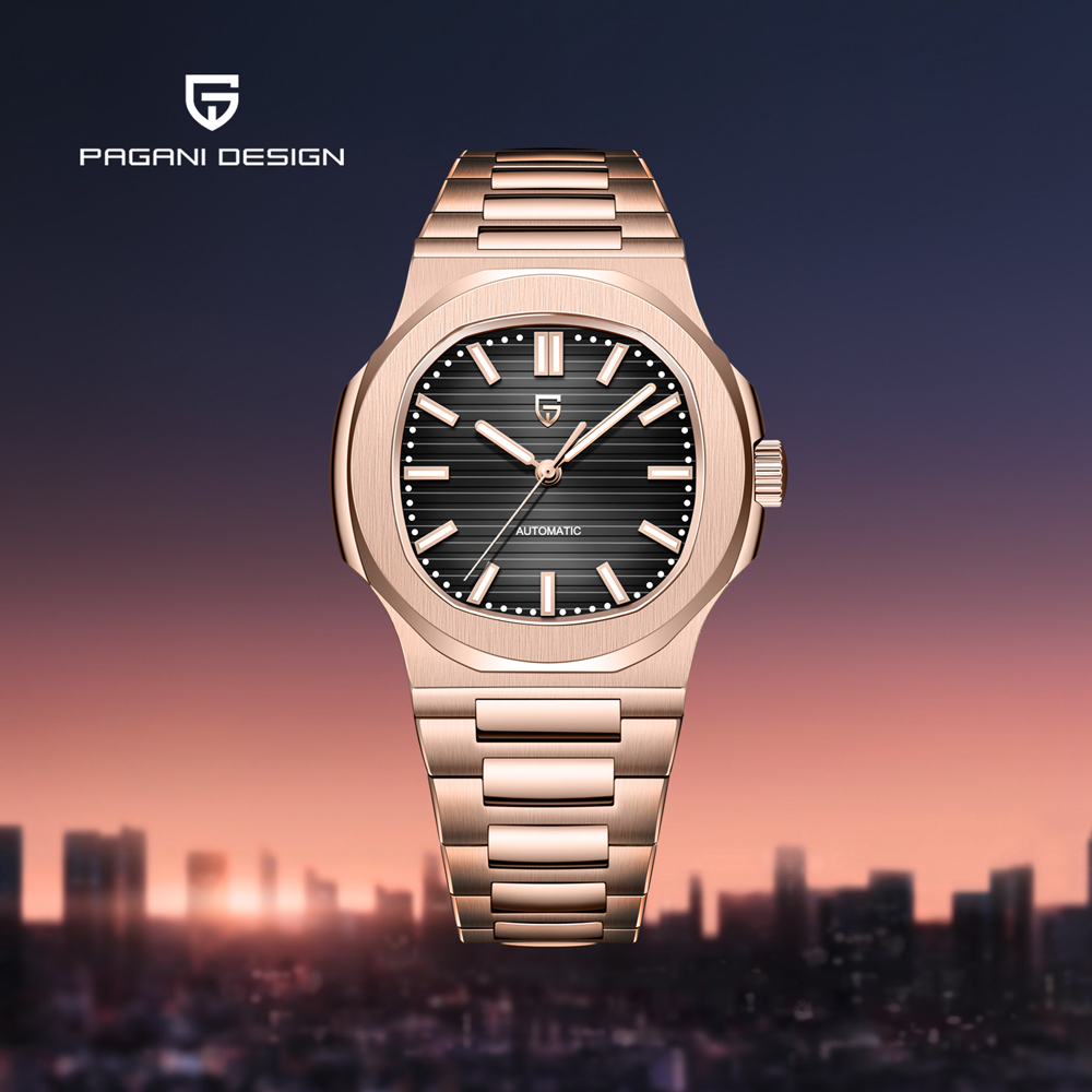 2025 Yeni PAGANI DESIGN Gül Al - Patek Philippe Watch Nautilus incelemesi ve fiyatı
