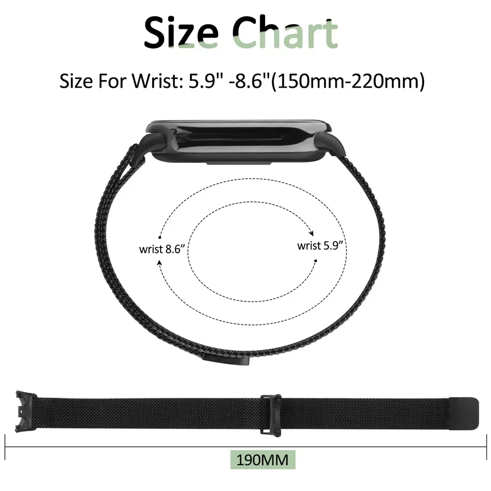 Xiaomi Mi Band 11, 10, 8 ve 9  - Milanese Loop Magnetic incelemesi ve fiyatı